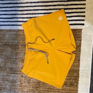 Men's Backcountry Yellow Swim Shorts